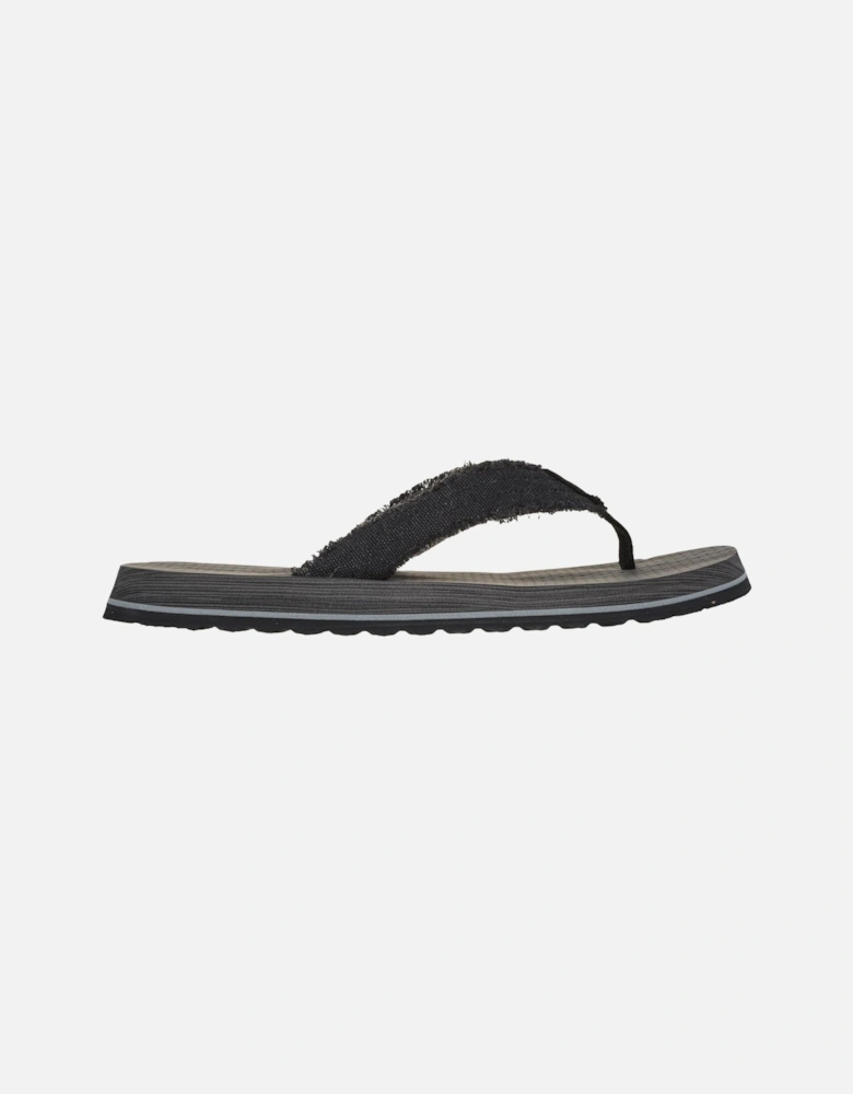 Tantric Fritz Textile Men's Black Sandals