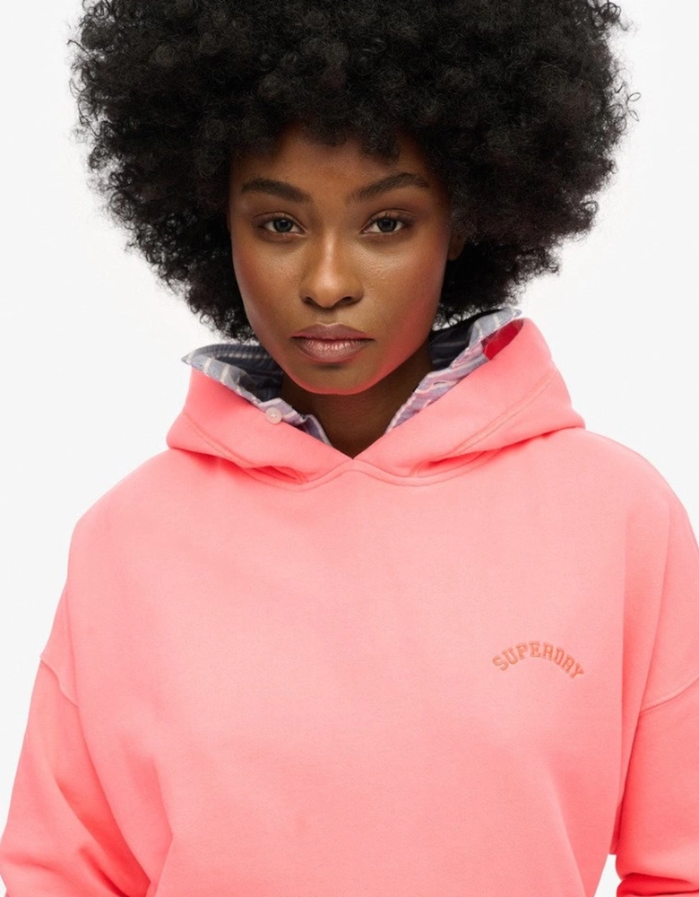 Women's Essential Logo GD Hoodie Fiery Coral