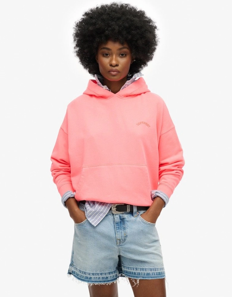 Women's Essential Logo GD Hoodie Fiery Coral