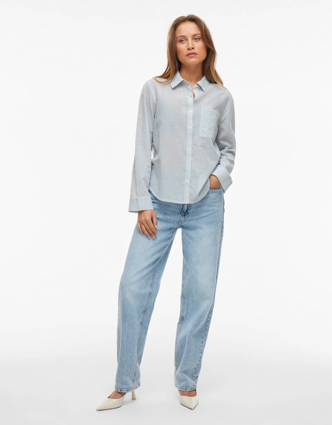 Women's Rumana Long Sleeve Shirt Kentucky Blue Birch