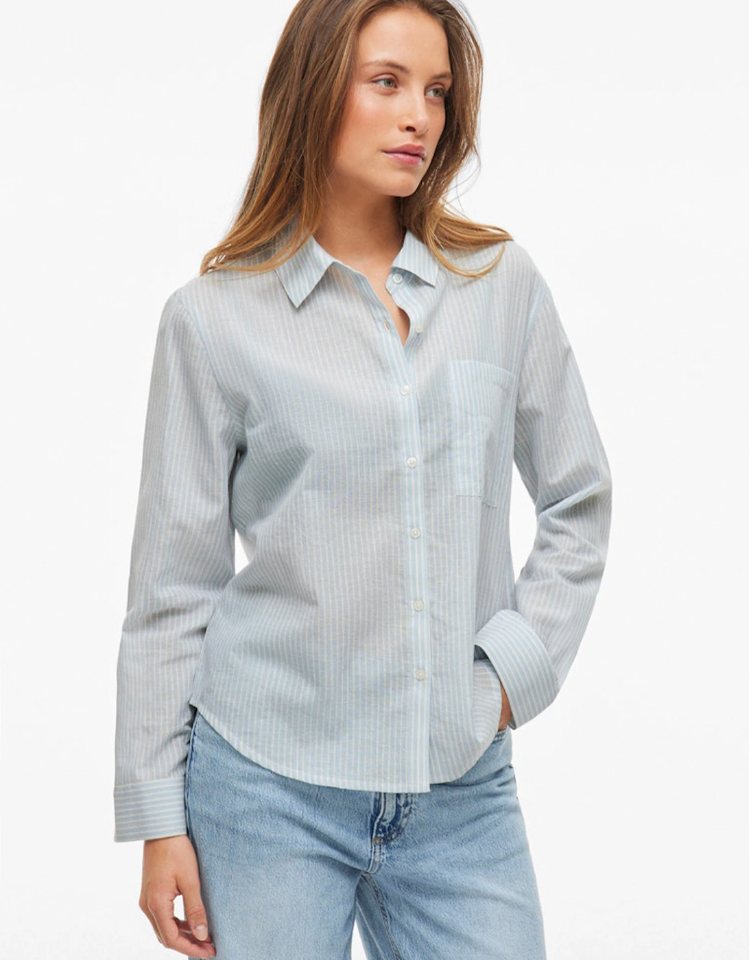 Women's Rumana Long Sleeve Shirt Kentucky Blue Birch