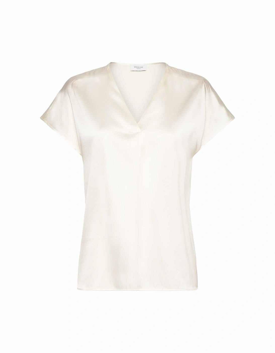 Jade short sleeve top in Ivory, 2 of 1