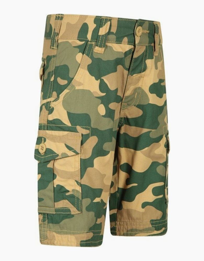 Mountain Warehouse Childrens/Kids Camo Cargo Shorts