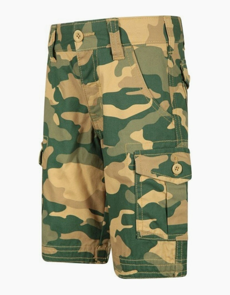 Mountain Warehouse Childrens/Kids Camo Cargo Shorts