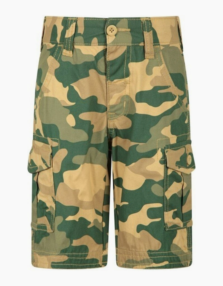 Mountain Warehouse Childrens/Kids Camo Cargo Shorts