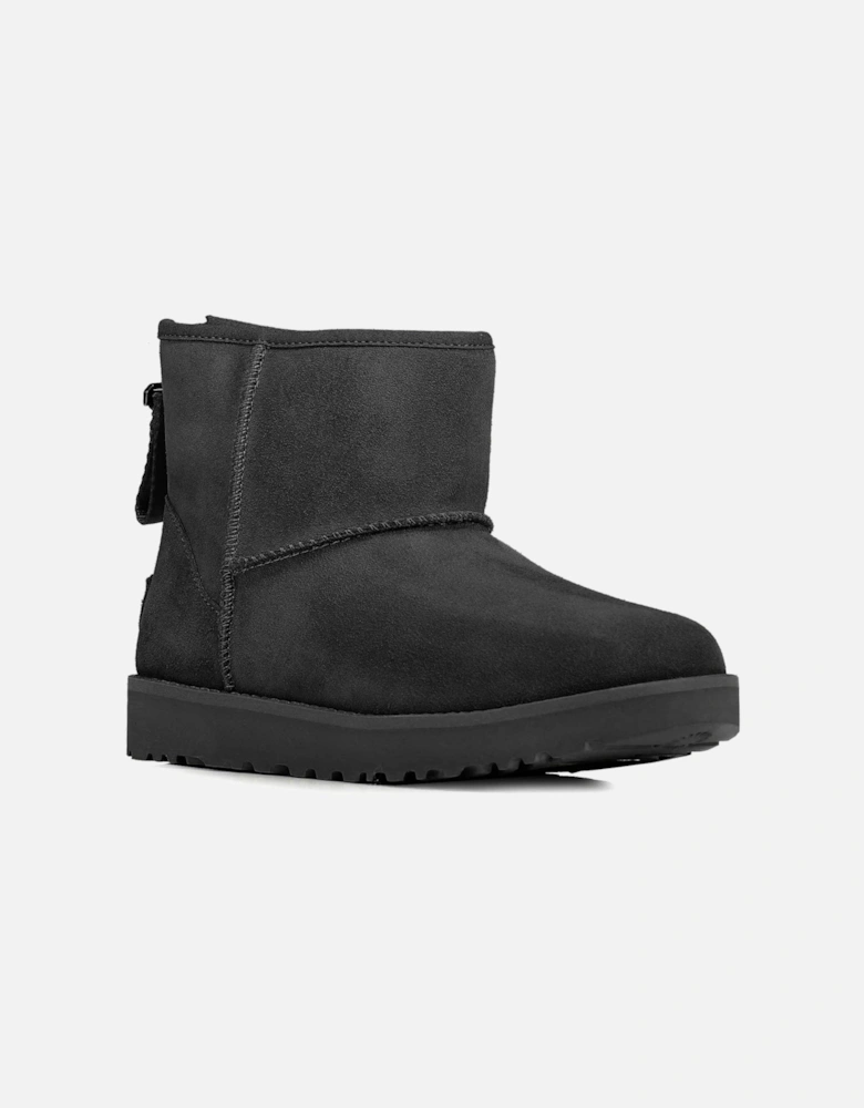 Classic Mini Logo Zip Boots - Black