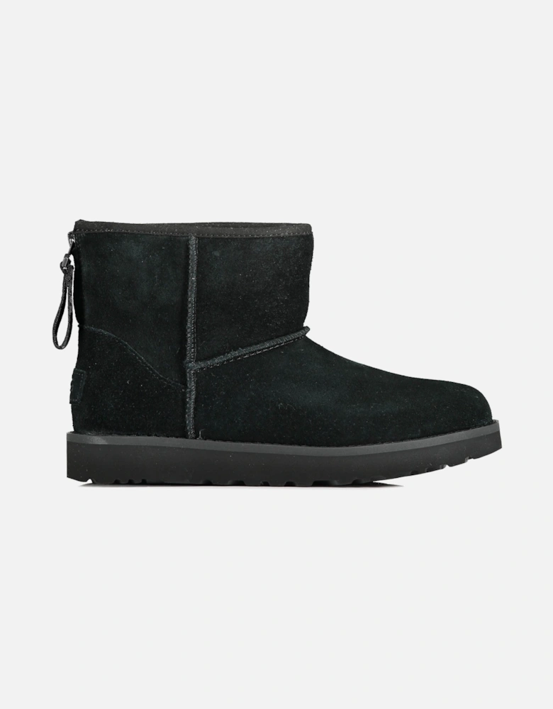 Classic Mini Logo Zip Boots - Black