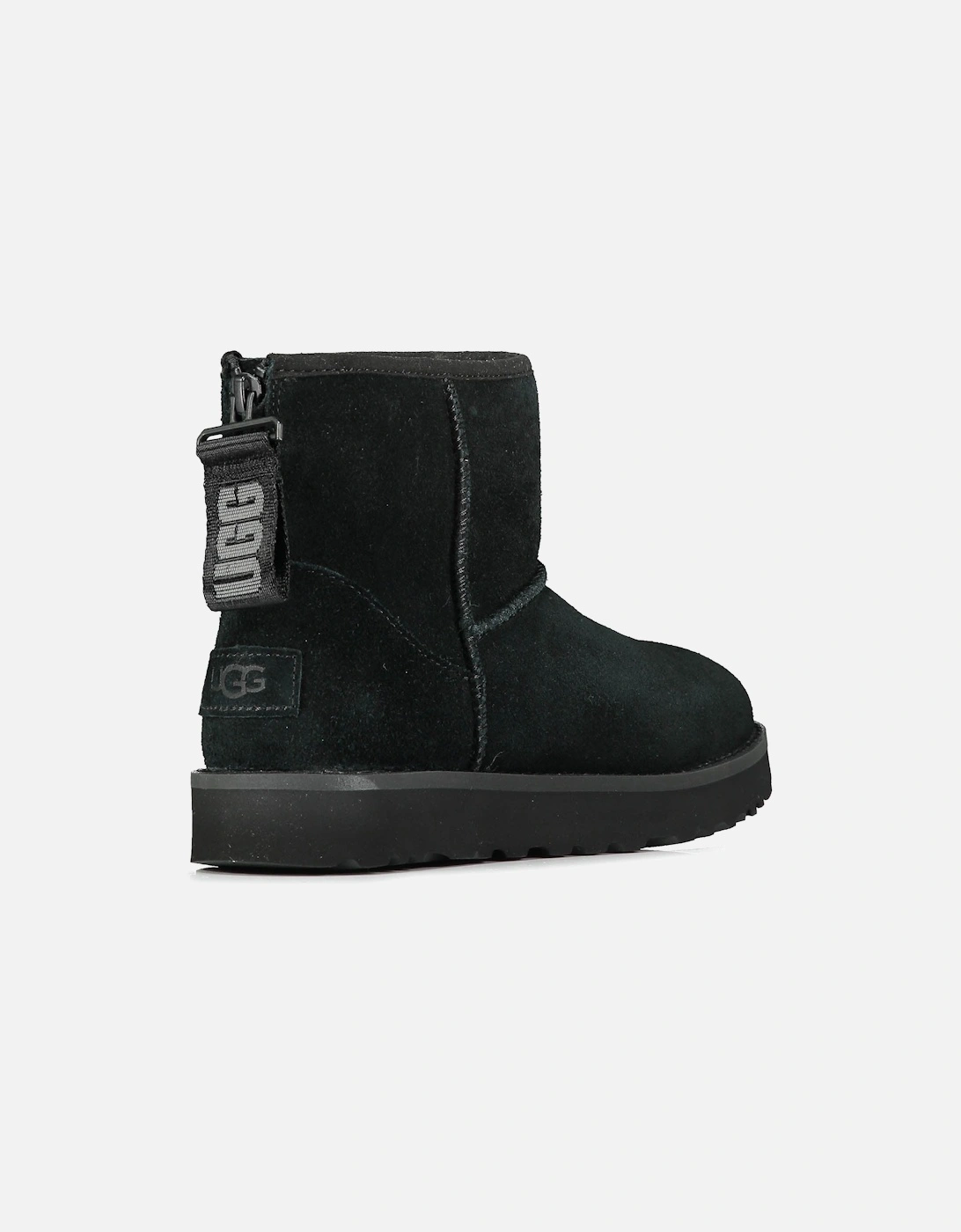 Classic Mini Logo Zip Boots - Black