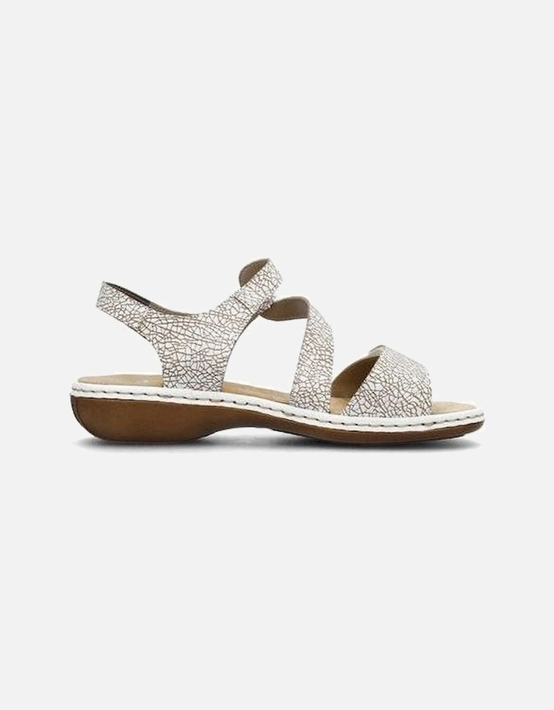 Ladies 659C7-81 Pattern/White Sandal