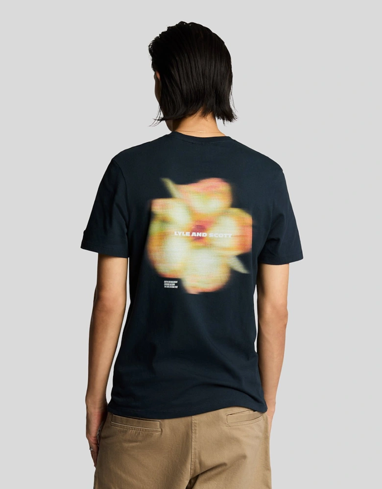 Motion Floral Graphic T-Shirt