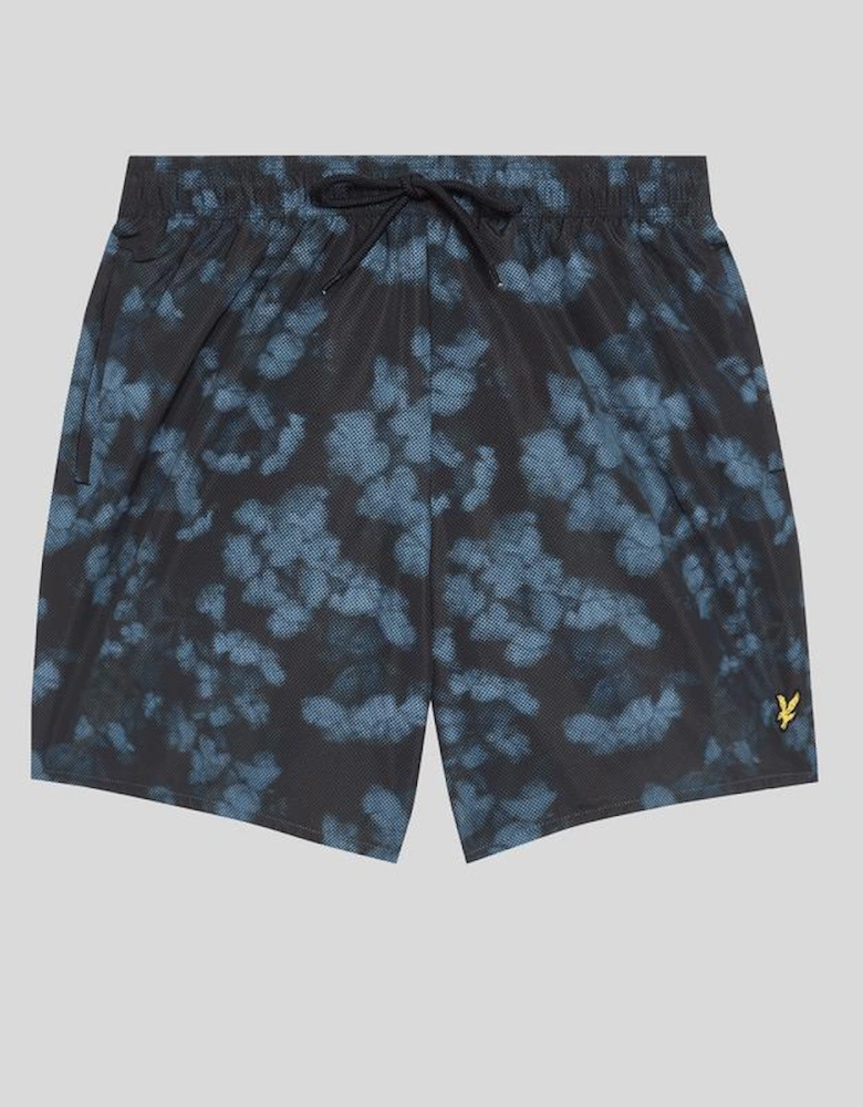 Digital Floral Print Swim Short