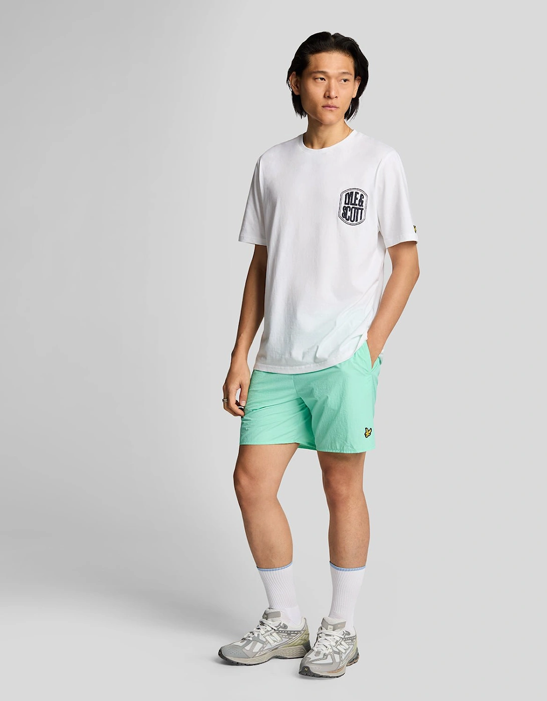 Lyle And Scott Men's Plain Swim Shorts - Blue - Size: 32/30/31