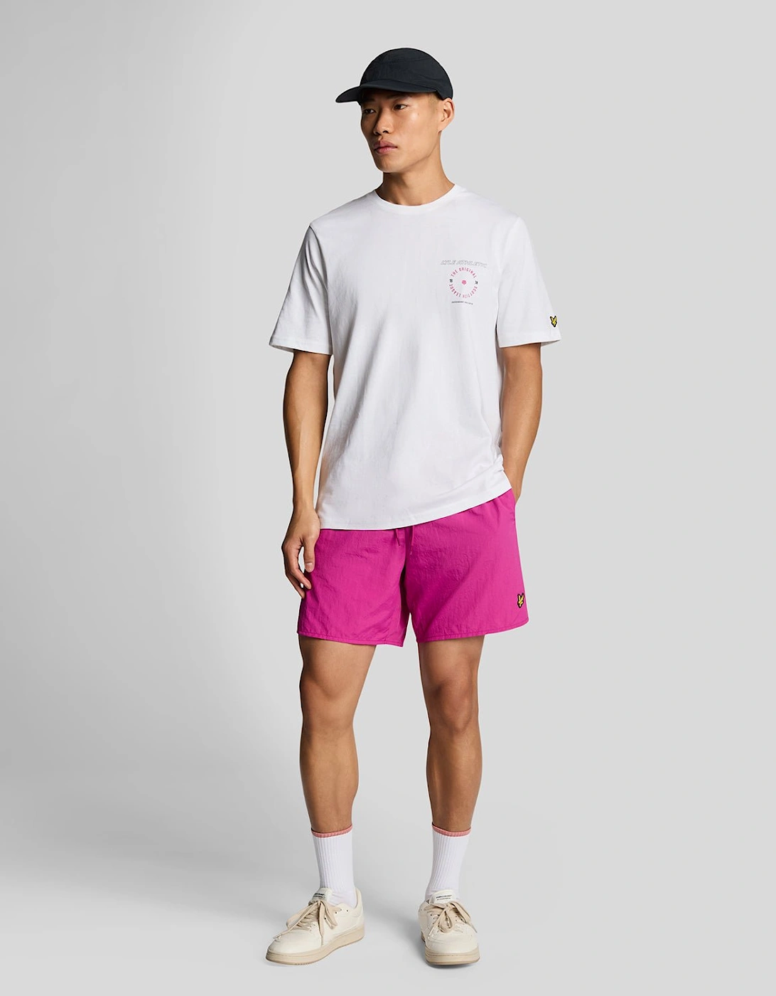 Lyle And Scott Men's Plain Swim Shorts - Pink - Size: 39/38/32