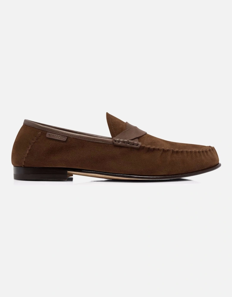 Ripley Suede Loafers Brown