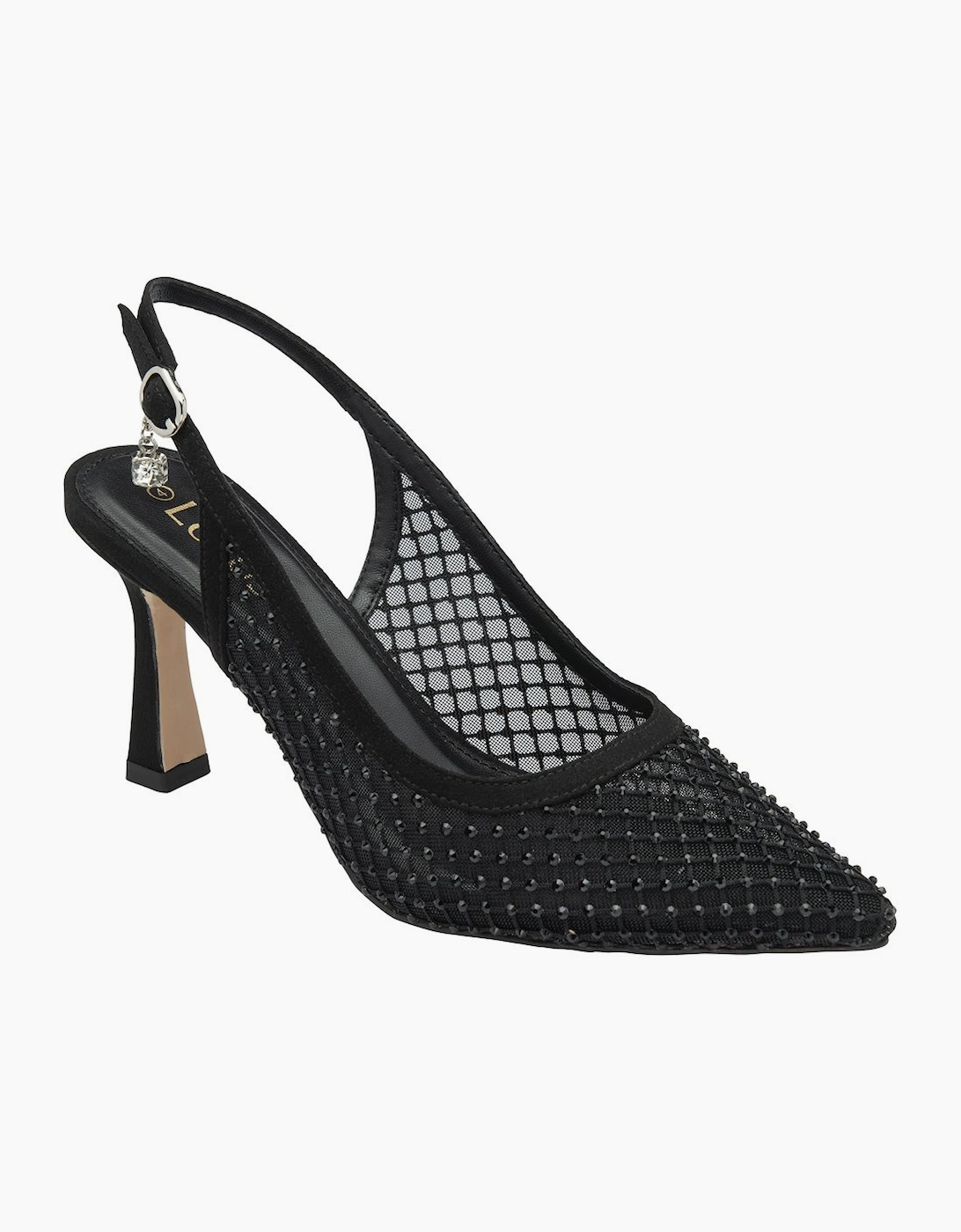 Lotus Women's Phoenix Womens Slingback Court Shoes - Black - Size: 4