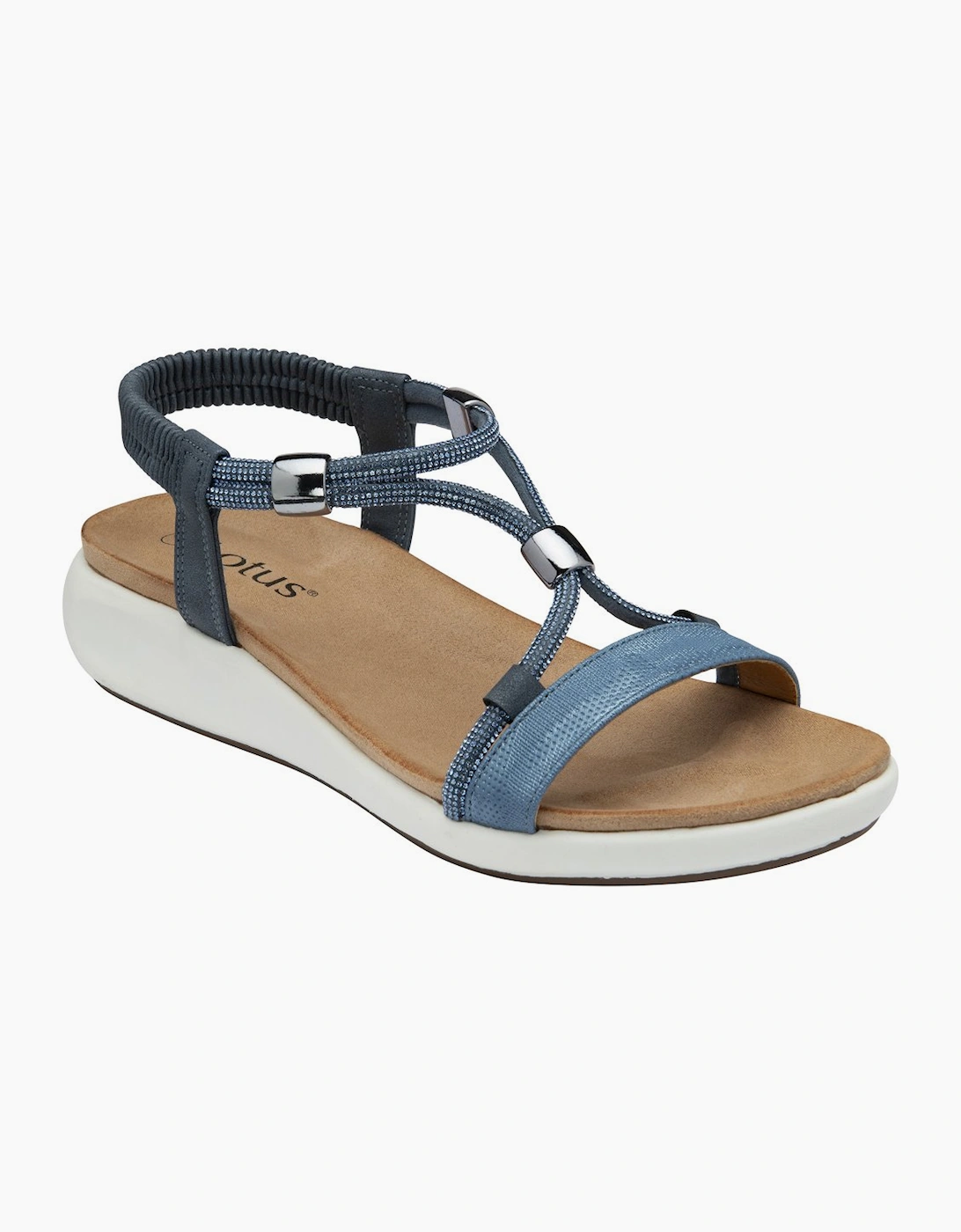 Lotus Women's Blue Bruna Sandals - : 7 Size 7