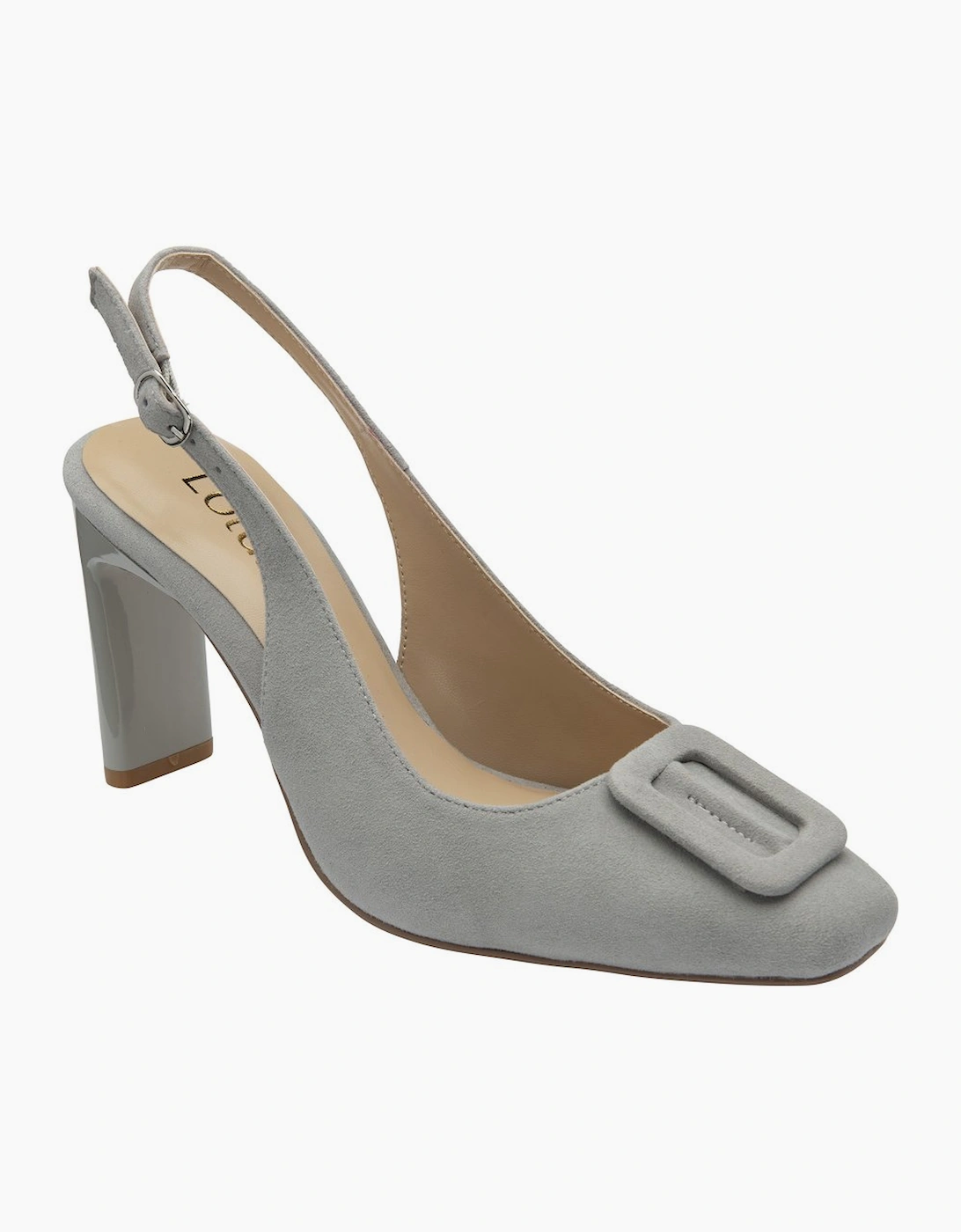 Lotus Women's Luciana Womens Slingback Court Shoes - Grey - Size: 5