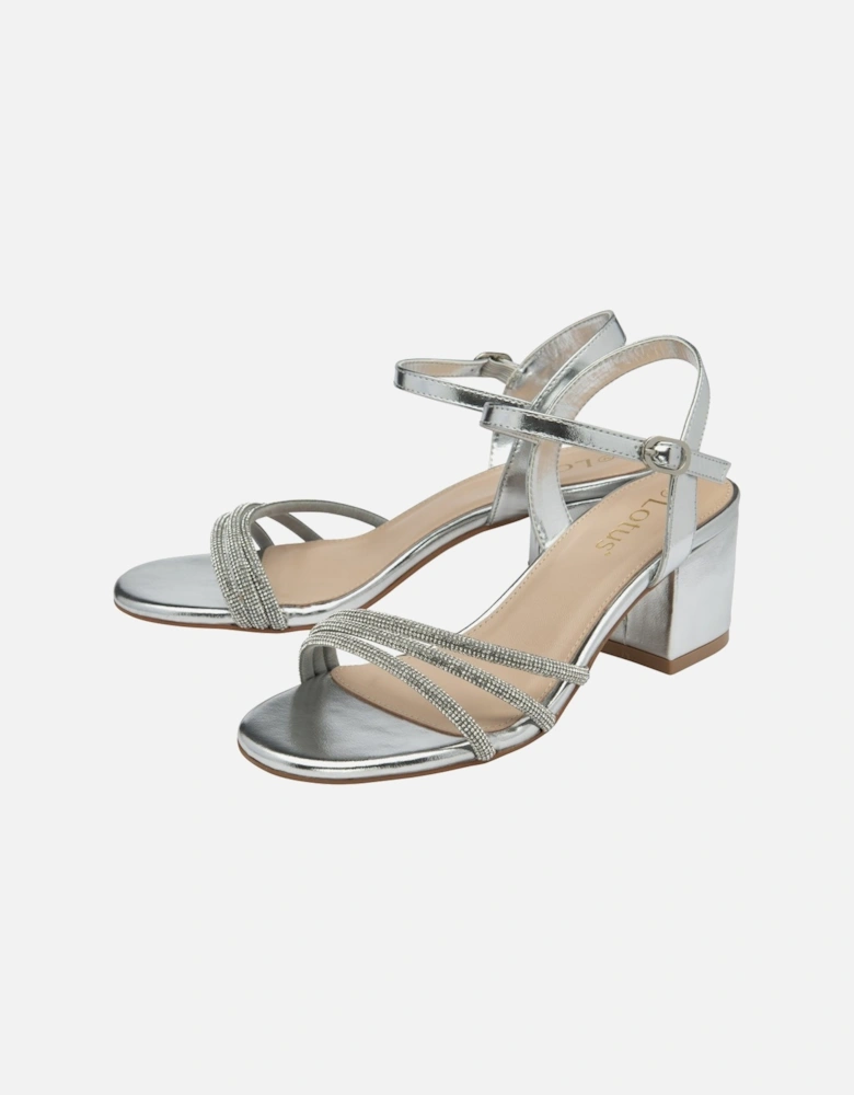 Lia Womens Heeled Sandals