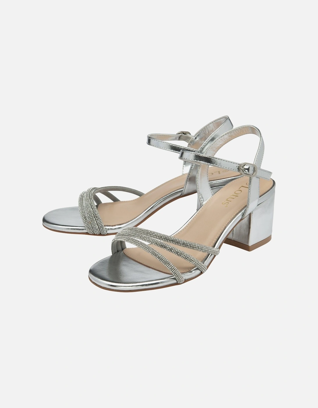 Lia Womens Heeled Sandals