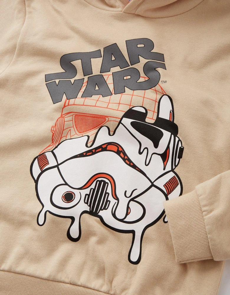 2 Piece Stormtrooper Hoodie And Jogger Set - Brown