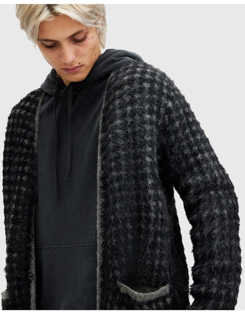Edgar Knitted Cardigan - Dark Grey