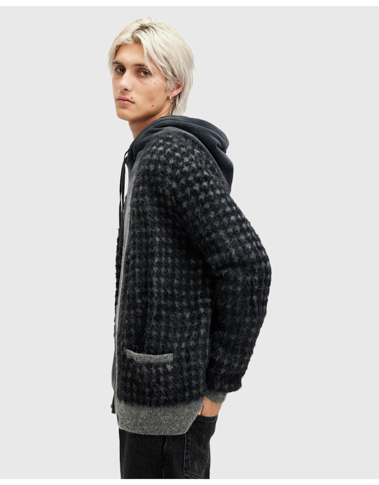 Edgar Knitted Cardigan - Dark Grey
