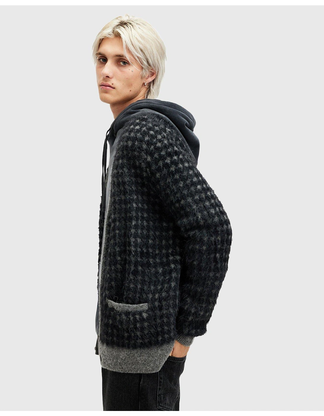 Edgar Knitted Cardigan - Dark Grey