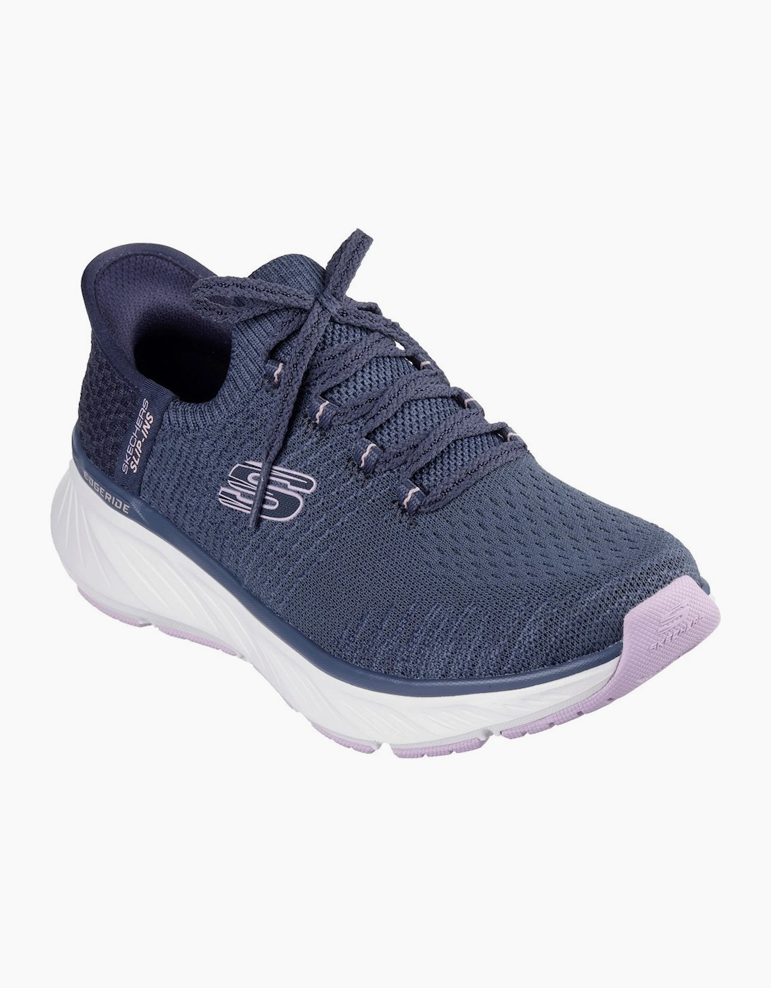 Skechers Women's Navy Edgeride Impression Trainers - Size: 4