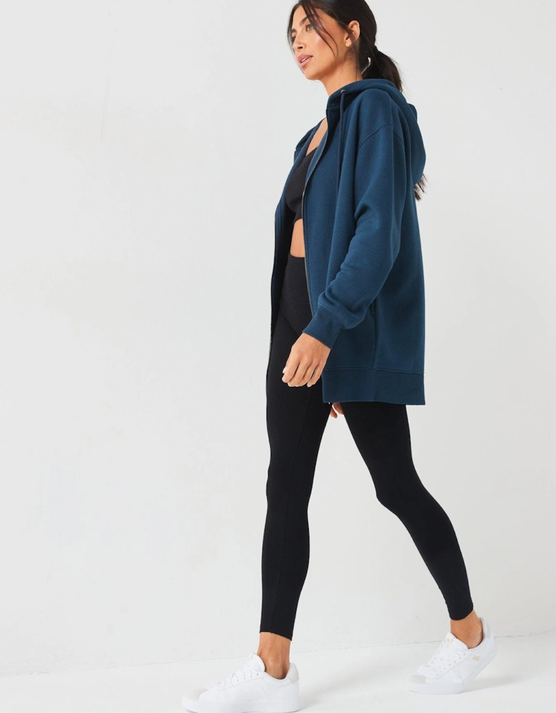 The Essential Zip Through Hoodie - Navy