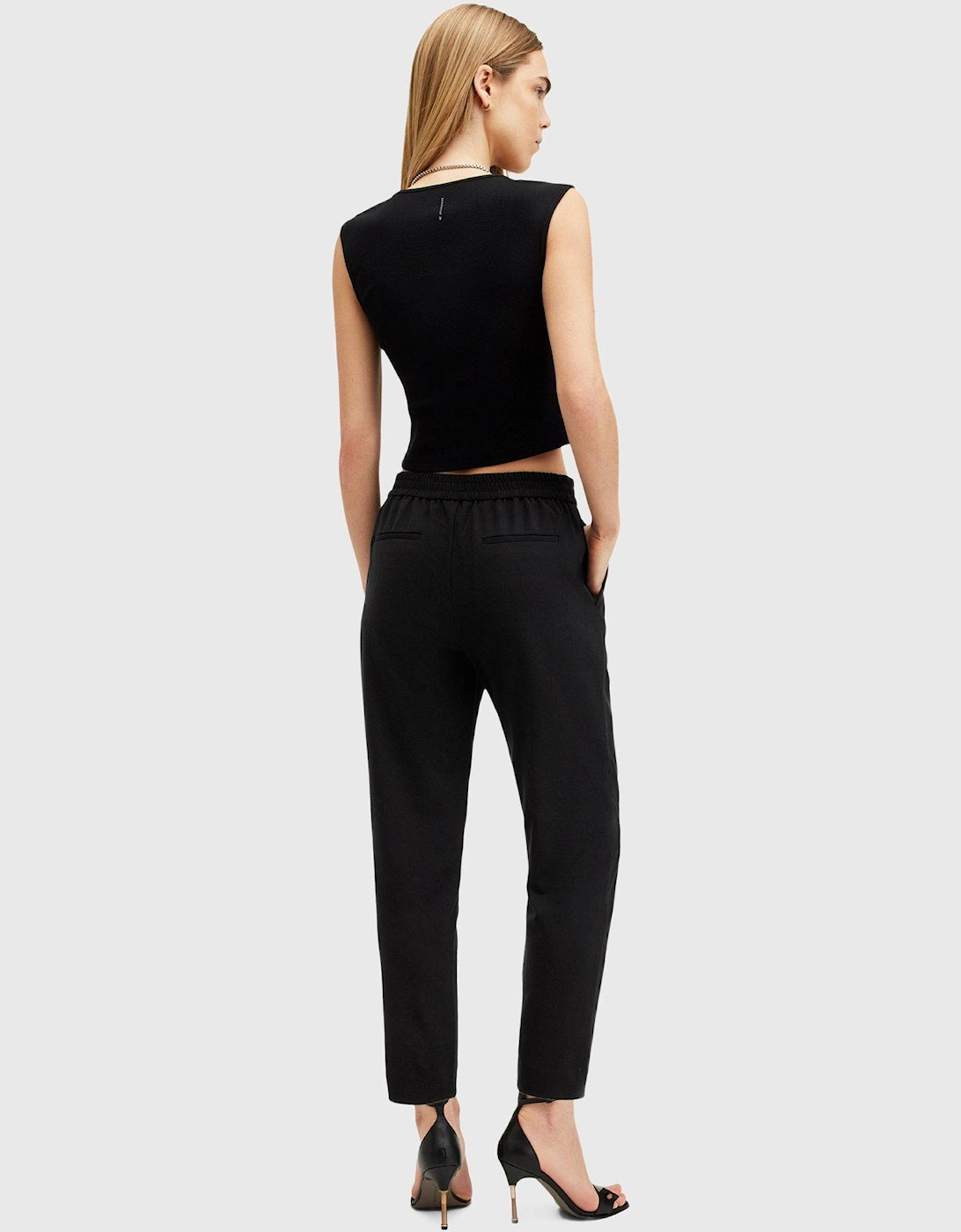 Aleida Lightweight Tri Trousers - Black