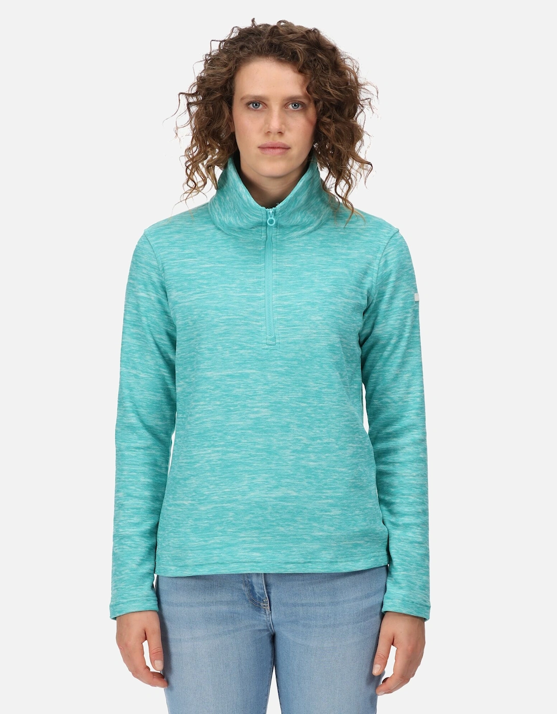 Womens/Ladies Fidelia II Marl Half Zip Fleece