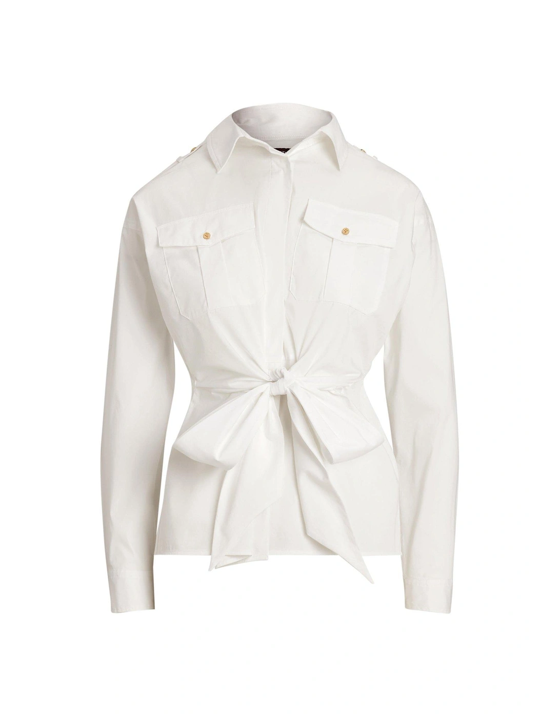 Gionna Long Sleeve Shirt - White