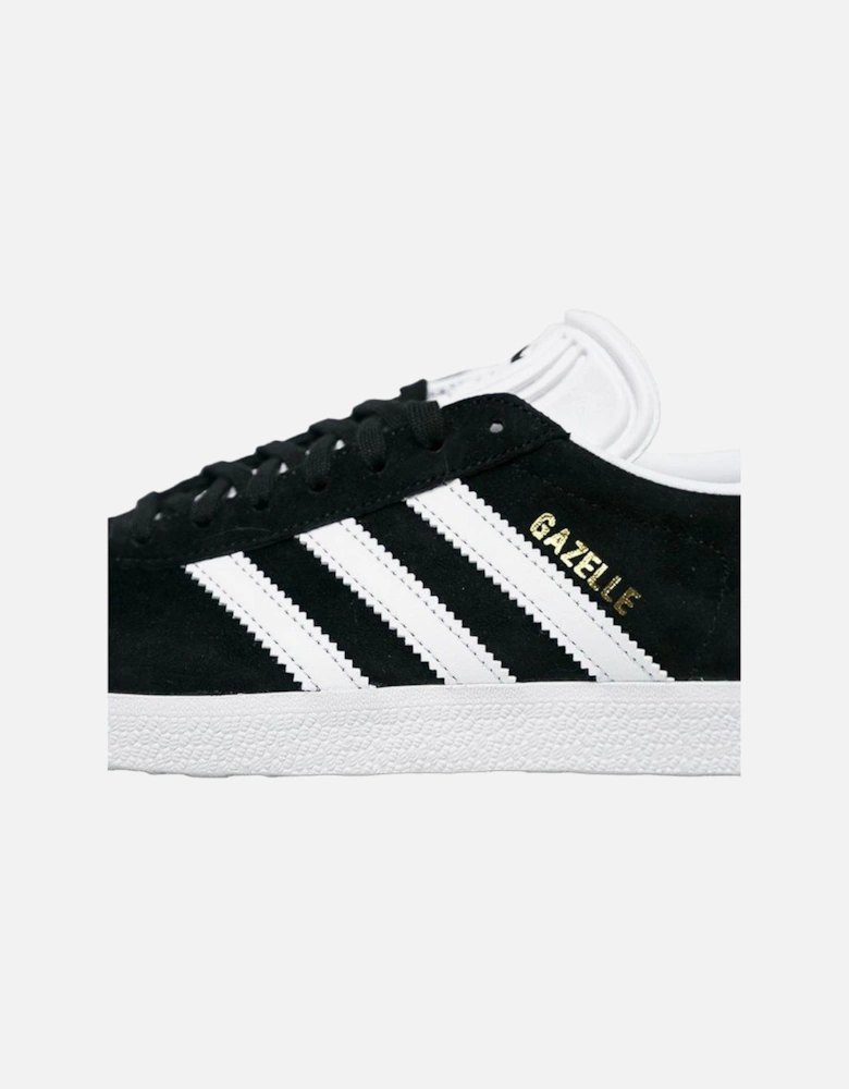 Leather Sneakers with 2.5cm Heel Height Women - Black