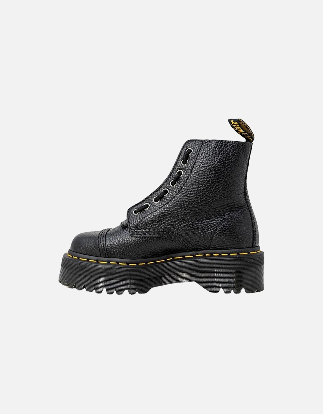 Leather Heeled Boots Women - Black