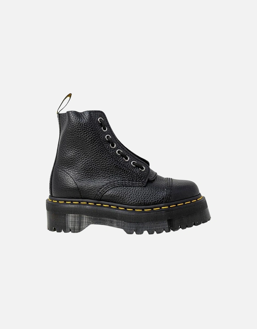 Leather Heeled Boots Women - Black
