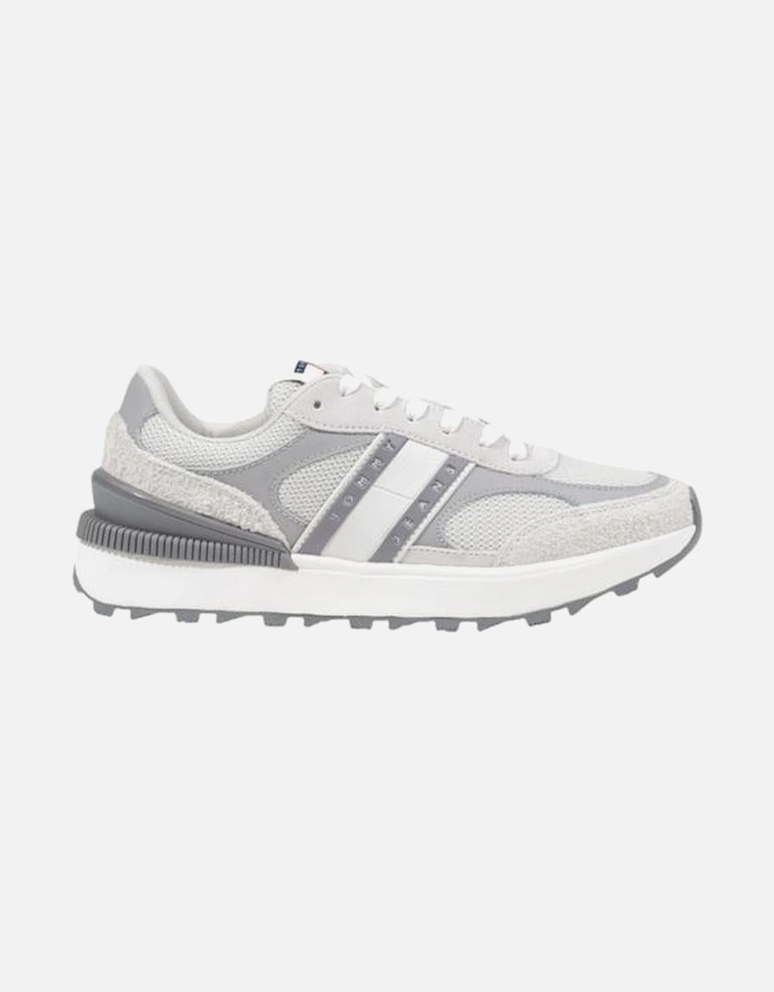 Tommy Hilfiger Women's Gray Suede Sneaker Women - Grey - Size: 4