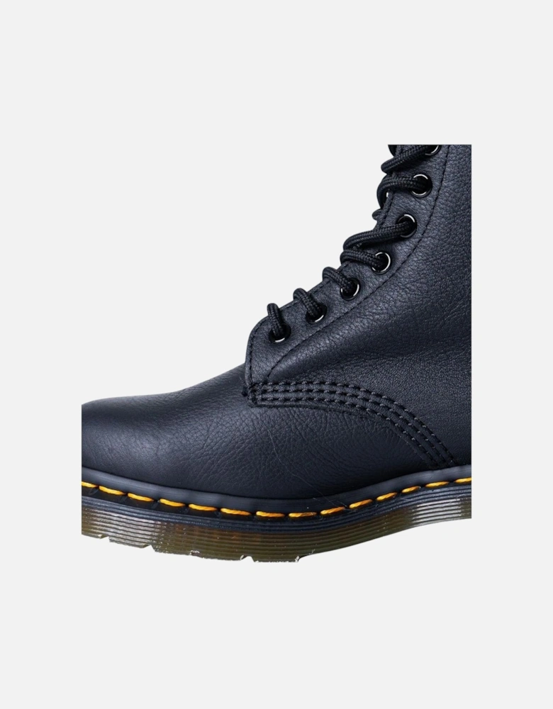 Leather Womens Shoes - Black Boots