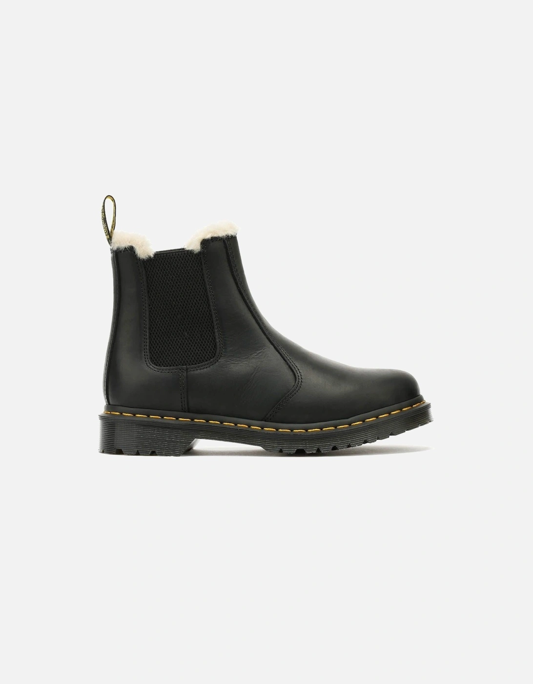 Dr. Martens Winterised Womens Black Burnished Wyoming Leonore Boots