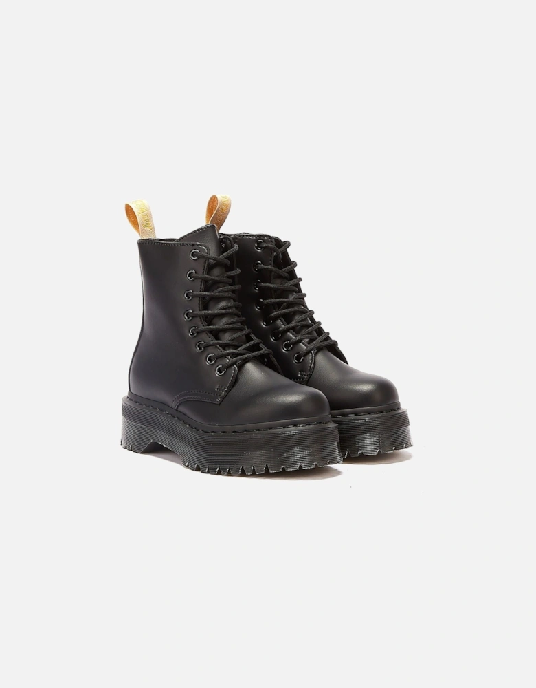 Dr. Martens Jadon II Vegan Womens Black Mono Boots