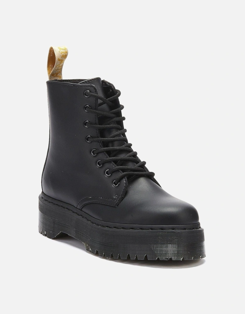 Dr. Martens Jadon II Vegan Womens Black Mono Boots