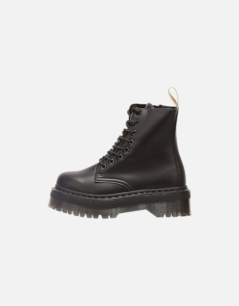 Dr. Martens Jadon II Vegan Womens Black Mono Boots