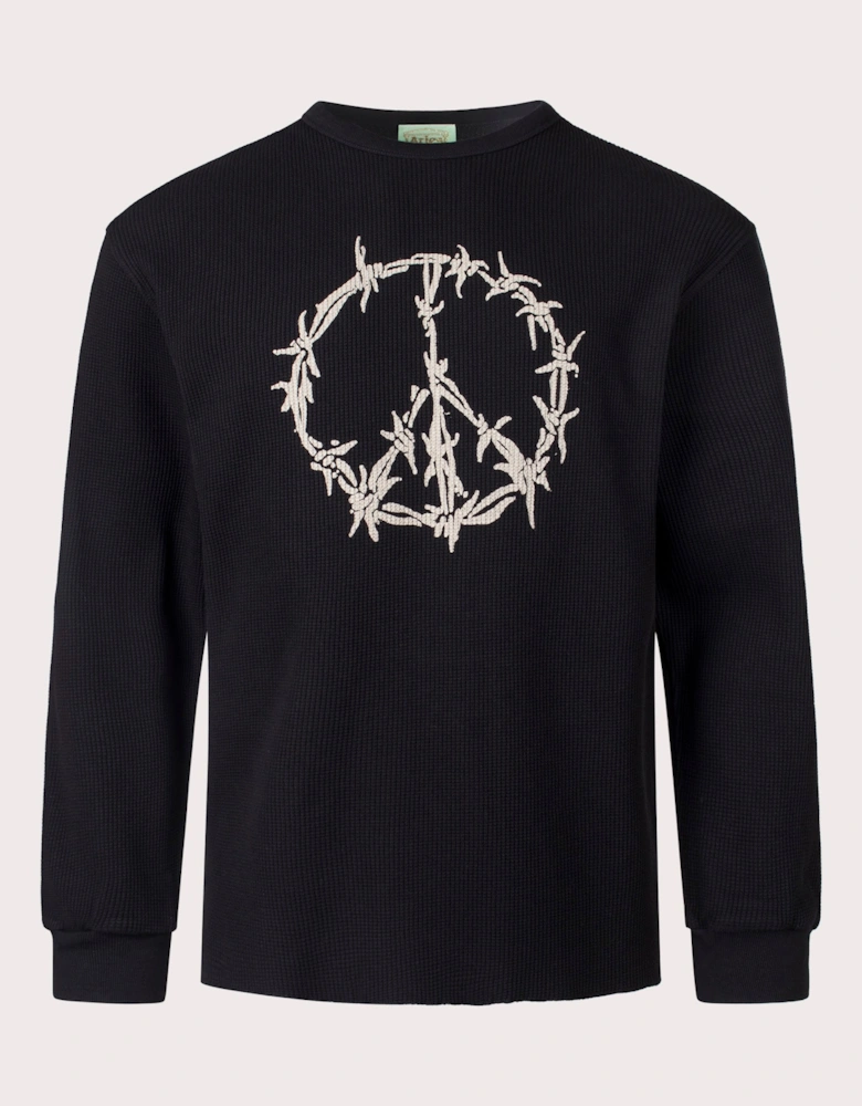 Peace Press Gothic Waffle Long Sleeve T-Shirt