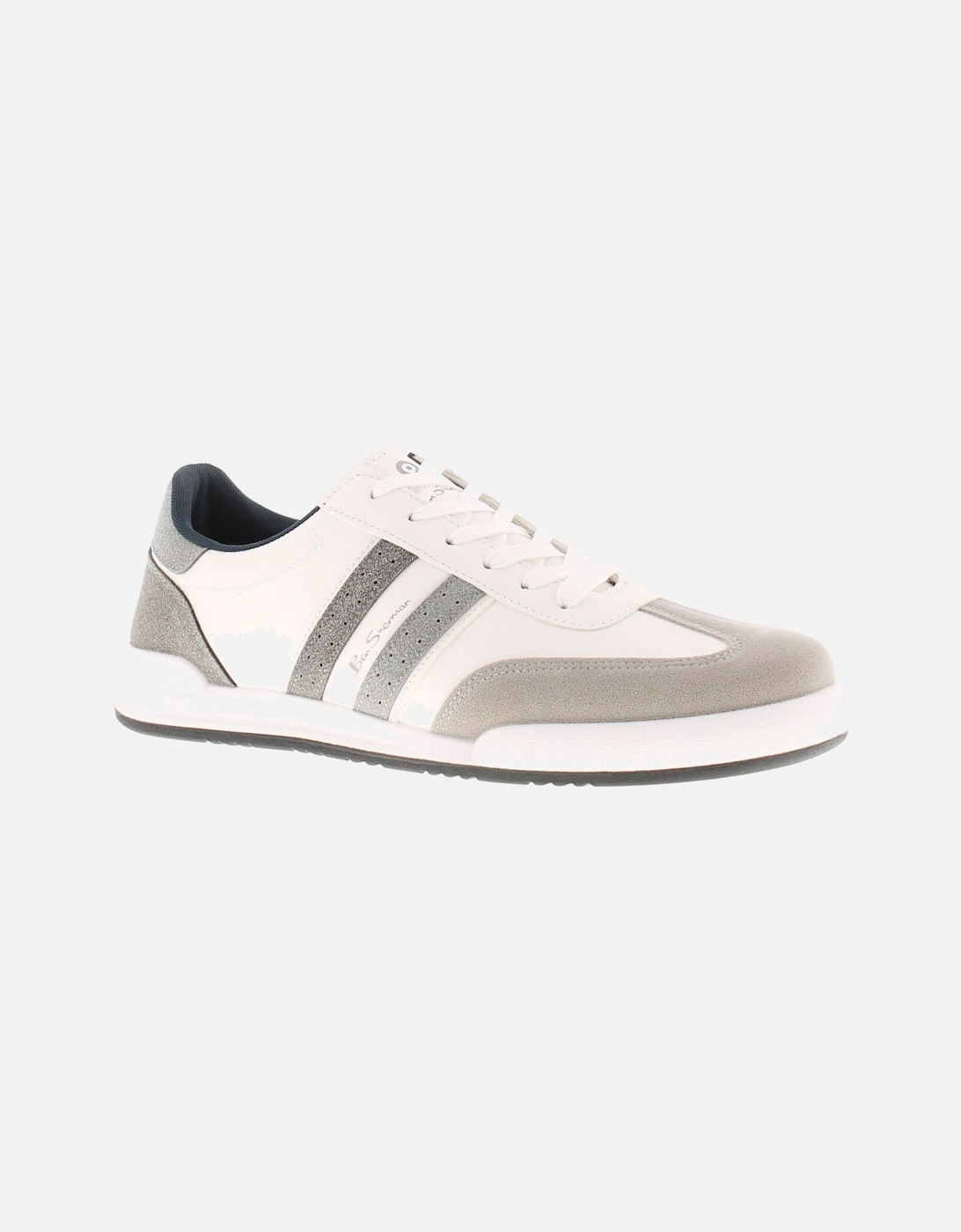 Mens Trainers Sokka Lce Up white UK Size, 6 of 5