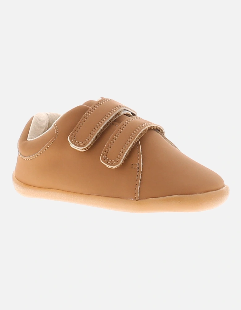 Infant Childrens Shoes Baby Soft Ethan tan UK Size