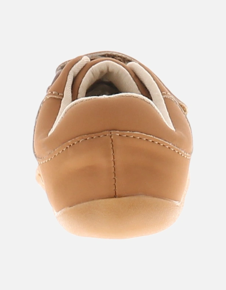 Infant Childrens Shoes Baby Soft Ethan tan UK Size