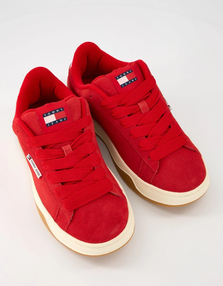 Skate Suede Trainers - Red