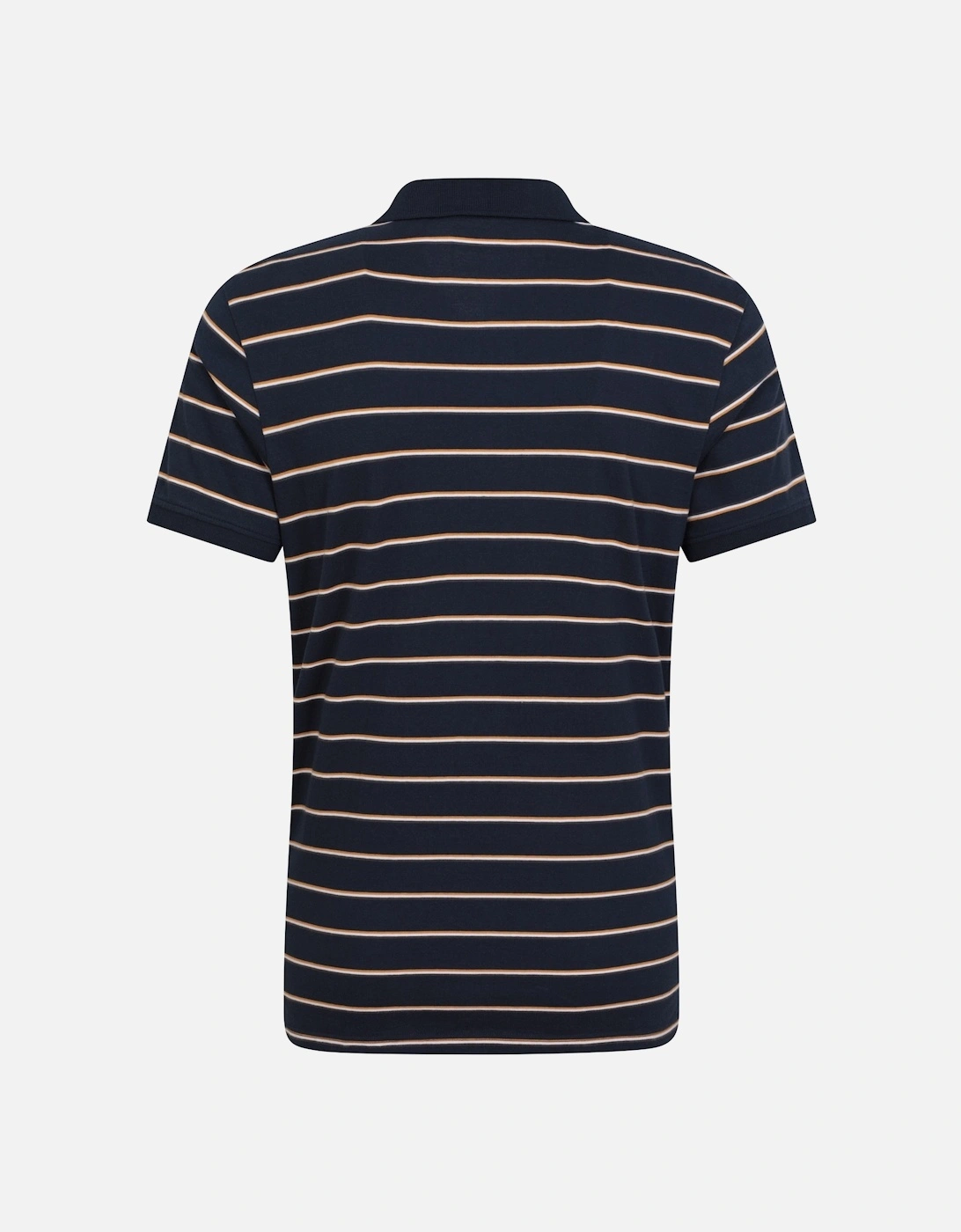 Mens Wren Stripe Cotton Polo Shirt