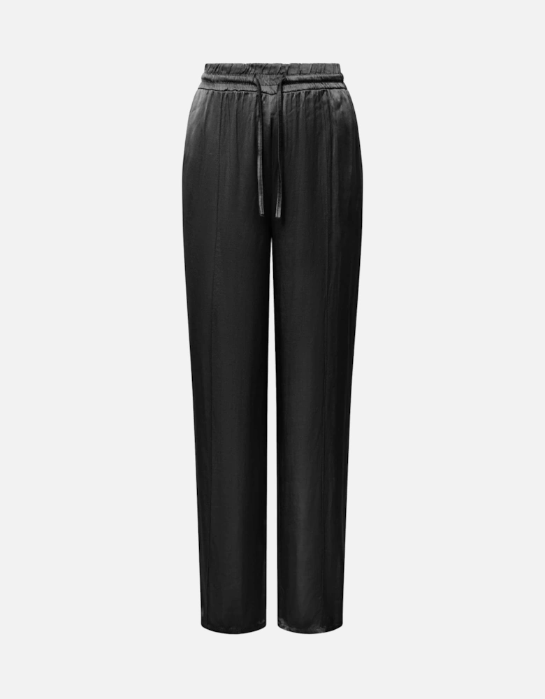 Drawstring Black Trousers