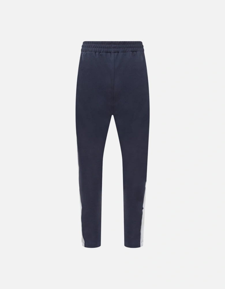 White Striped Classic Navy Blue Track Sweatpants