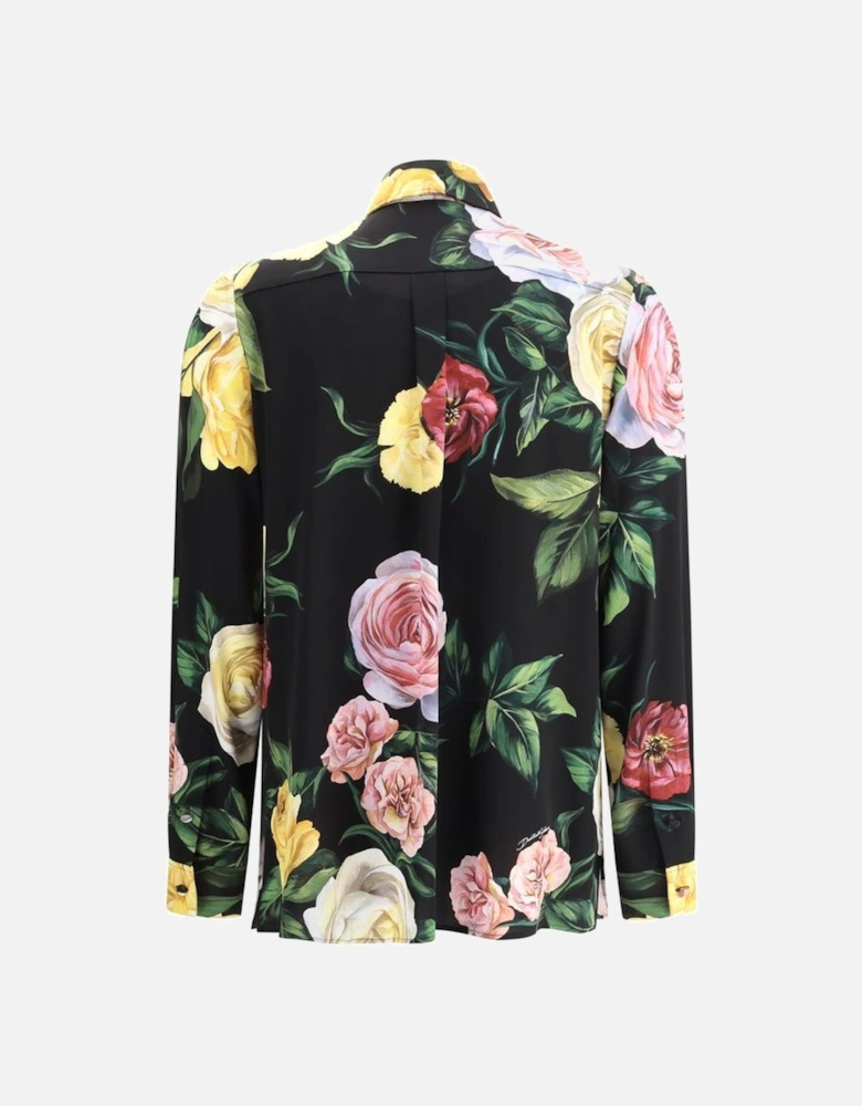 Floral Print Button-Up Shirt Women - Multicolor